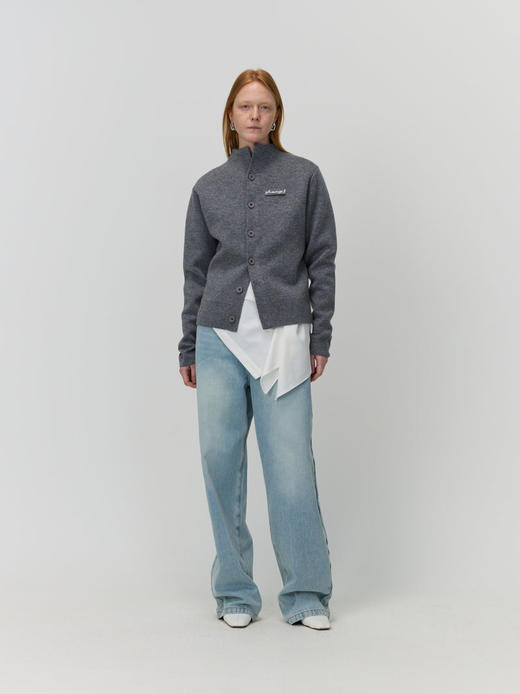 无分割立领毛衣 商品图0