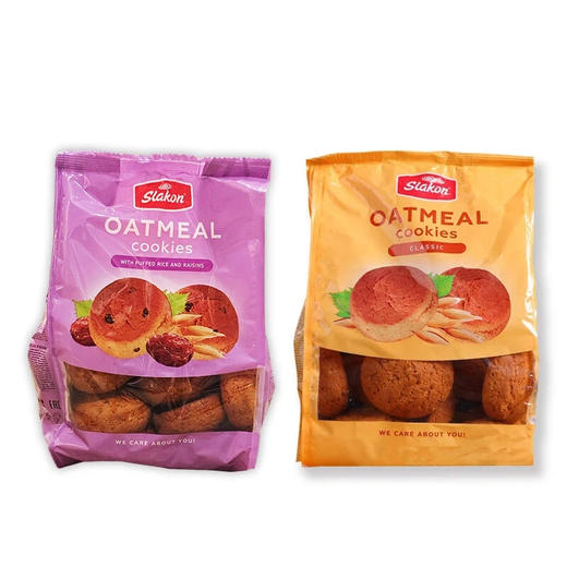 俄罗斯进口斯拉贡牌燕麦饼干450g 【多口味】 商品图5