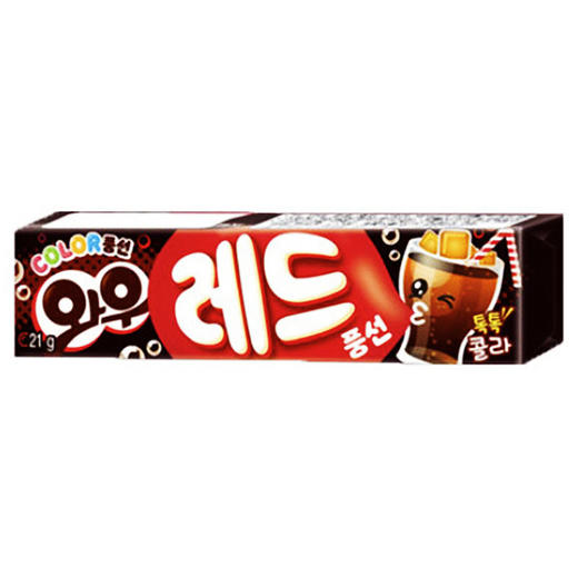 오리온 와우 레드 풍선껌 톡톡콜라21g 商品图0
