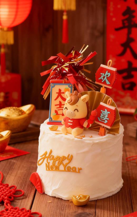马年大吉·新年蛋糕 商品图3