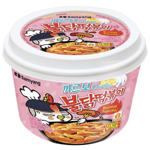 三养奶油火鸡炒年糕179g삼양 까르보 불닭떡볶이 商品图0