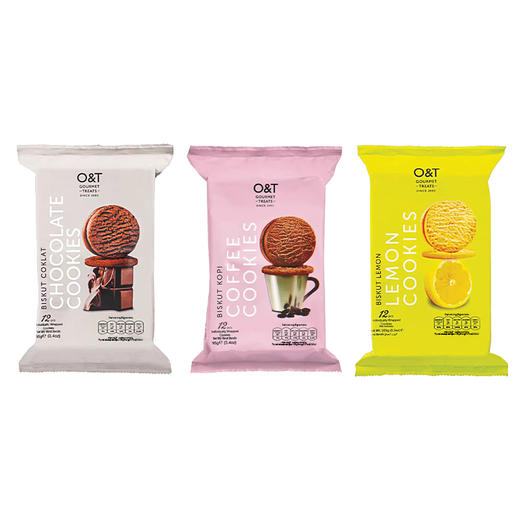 马来西亚进口O&T 曲奇饼干 105g 【多口味】 商品图5