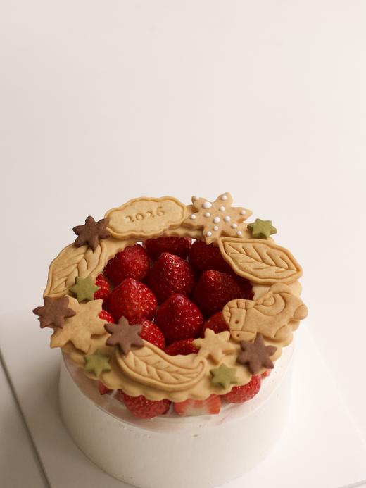 草莓花环蛋糕 商品图2