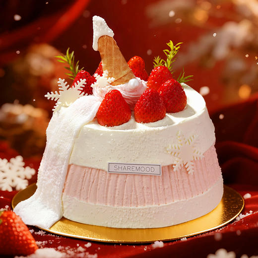 【小雪儿】草莓芝士米布丁 商品图0