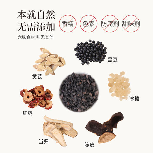 正安 当归黄芪黑豆 以黑养黑焕发活力 甘润回香温润不惹火 日常健康小零食 300g（15g×20袋）/盒 商品图6