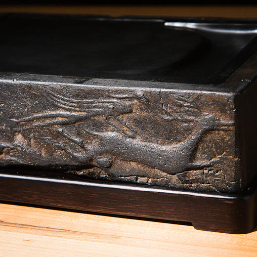 “仙人御龙、仙鹿同游”古砖制砚 商品图3