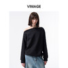 VIMAGE纬漫纪时尚通勤设计感领口上衣V2413115 商品缩略图2