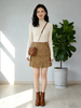 臣禾双排扣半身裙K203030610 商品缩略图2