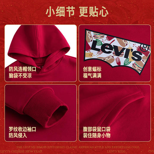 LEVIS 冬 大童小童 儿童童装卫衣 LVB-PO-R649 商品图5