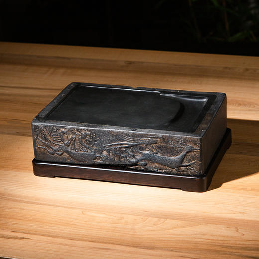 “仙人御龙、仙鹿同游”古砖制砚 商品图1