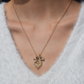 北京仓｜DELPHES-VARESE-瓦雷泽 护符花 紫水晶 吊坠 项链［法国设计师］