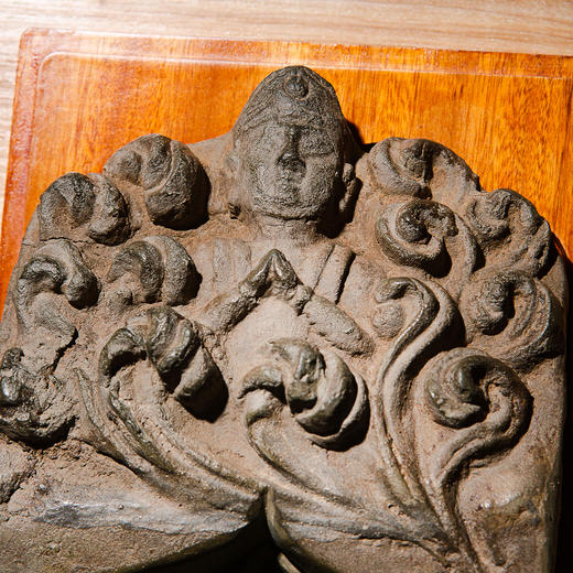 北朝佛造像古砖制砚 商品图4