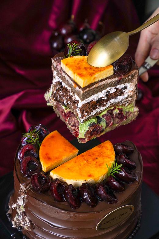 黑金车厘·烤布蕾（巧克力胚+双重奶油）【A5191】 商品图4