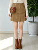 臣禾双排扣半身裙K203030610 商品缩略图0