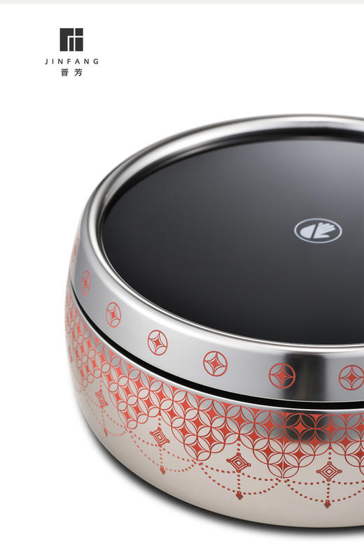 新品晋芳电陶炉茶炉家用1500瓦静音烧水煮茶炉不挑壶煮茶器电热炉珑缠万贯电陶炉(钛初) 商品图3