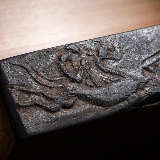 “仙人御龙、仙鹿同游”古砖制砚 商品图11