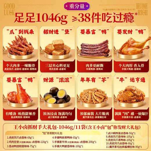王小卤抓财手礼盒1046g
（抓财小灵通）【臻礼贺岁】 商品图2