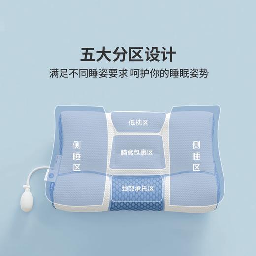 【多样屋专柜】每晚深睡高低可调节气囊抗菌分区枕蓝/绿2色可选 商品图6