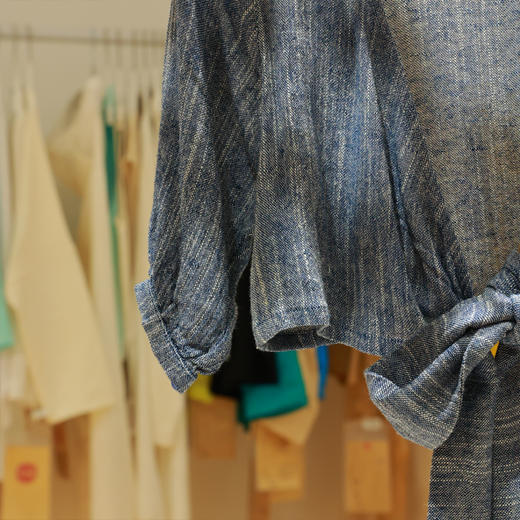 【抖音专属】系带小上衣（童）(019810093-文秀蓝) 商品图2