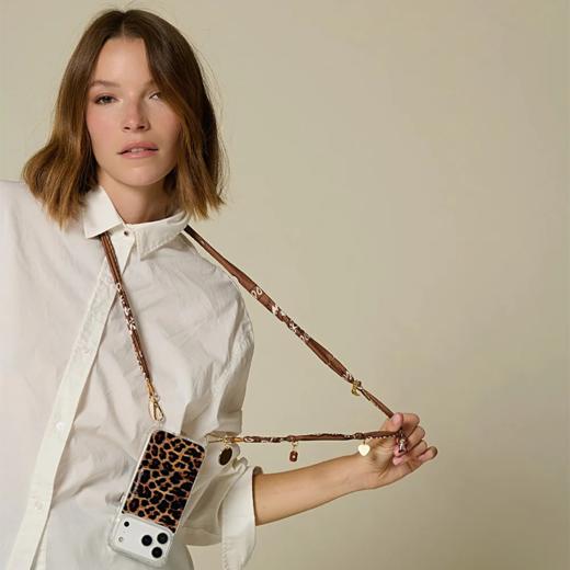 北京仓｜La Coque Française-Laia-Marron 棕色 长款 手机链［法国设计师］ 商品图2