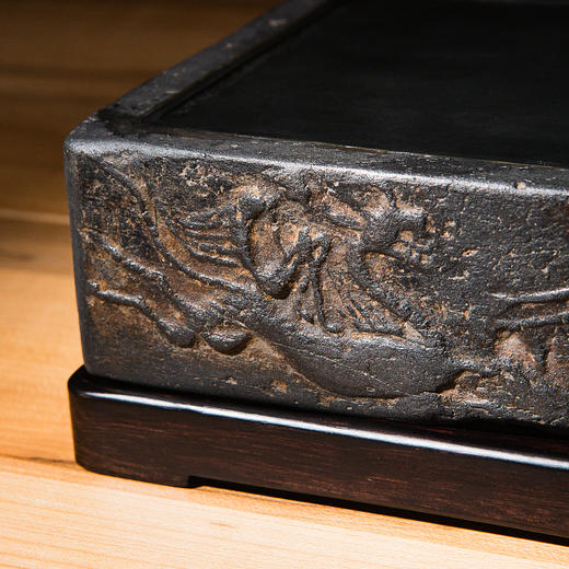 “仙人御龙、仙鹿同游”古砖制砚 商品图2