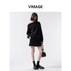 VIMAGE纬漫纪时尚通勤设计感领口上衣V2413115 商品缩略图3