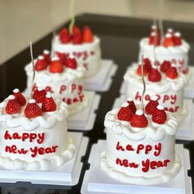 跨年happy new year草莓款