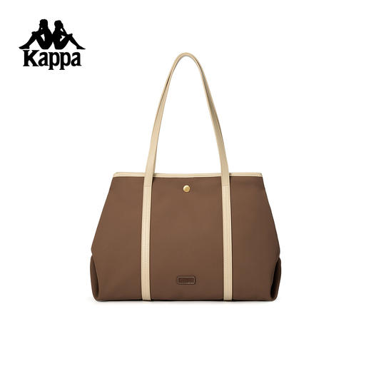 Kappa 托特包女大容量焦糖色手提包休闲通勤包斜挎包包K0GW8BD15 商品图1