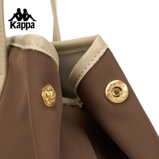 Kappa 托特包女大容量焦糖色手提包休闲通勤包斜挎包包K0GW8BD15 商品图3