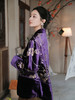 盛唐牡丹| 凝夜紫丝绒烫银棉外套 商品缩略图4
