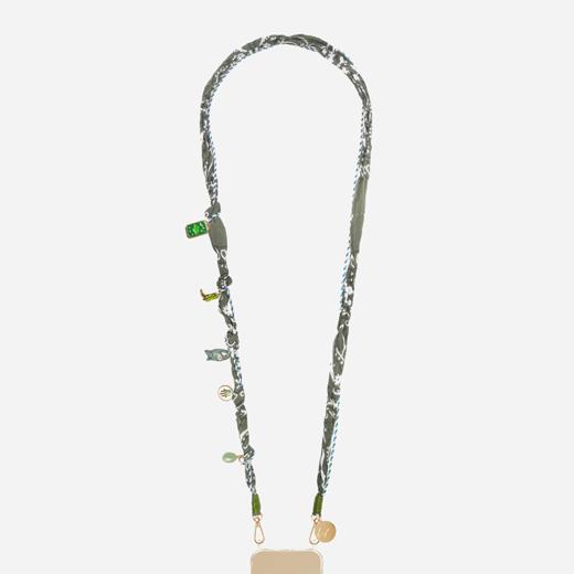 北京仓｜La Coque Française-Laia-Kaki 卡其色 长款 手机链［法国设计师］ 商品图1