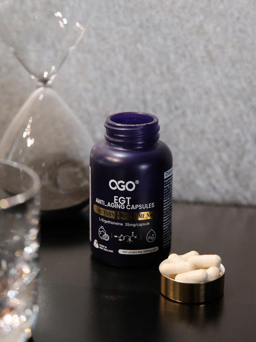 OGO麦角硫因PQQ辅酶Q10姜黄素AKG胶囊60粒/瓶 商品图4