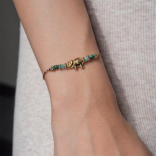 订购10周到｜DELPHES-大象 绿宝石 海蓝宝 手链［法国设计师］ 商品图4