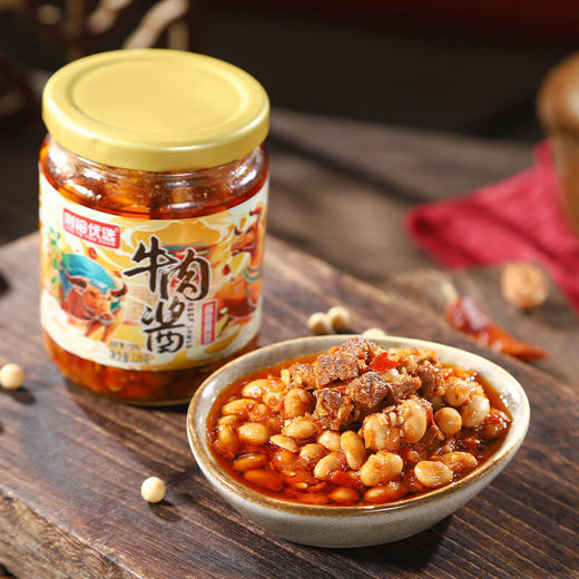 【酱香浓郁 下饭佐餐好搭档】荆裕优选酱香黄豆牛肉酱220g 商品图4