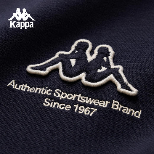 Kappa 运动套头卫衣男新款休闲索罗娜刺绣针织长袖女士K0G12WT04 商品图3