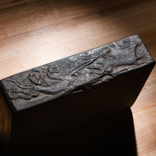 “仙人御龙、仙鹿同游”古砖制砚 商品图10