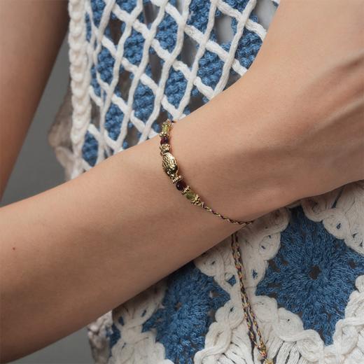 订购10周到｜DELPHES-鱼 石榴石 水晶 手链［法国设计师］ 商品图0