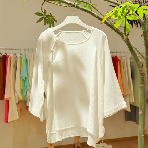 【抖音专属】小衫（24708270-山矾） 商品图0