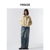 VIMAGE纬漫纪衬衫领时尚减龄冬季新款羽绒服V2411106 商品缩略图7