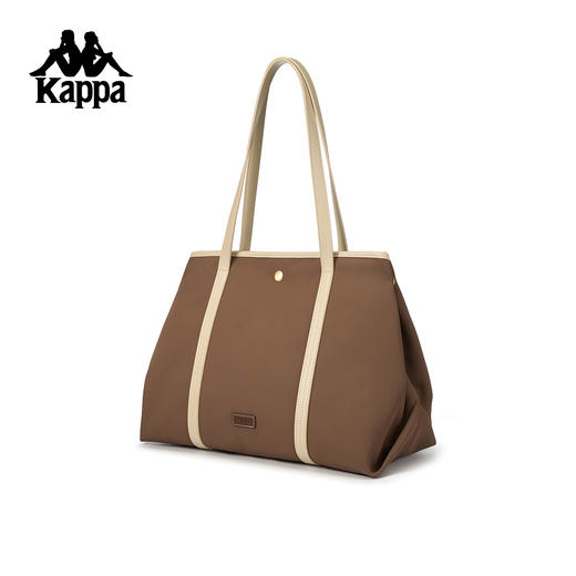 Kappa 托特包女大容量焦糖色手提包休闲通勤包斜挎包包K0GW8BD15 商品图0