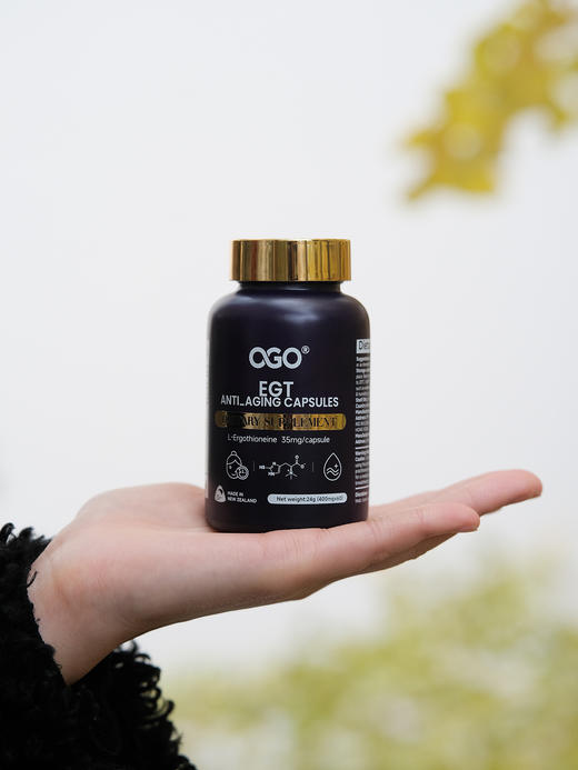 OGO麦角硫因PQQ辅酶Q10姜黄素AKG胶囊60粒/瓶 商品图6