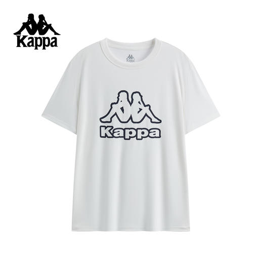 Kappa 运动t恤男新款宽松圆领短袖休闲风上衣夏季半袖女K0G12TD20 商品图2