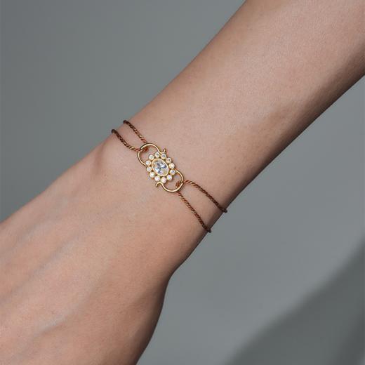 北京仓｜DELPHES-护符花 锆石 水晶 手链［法国设计师］ 商品图2