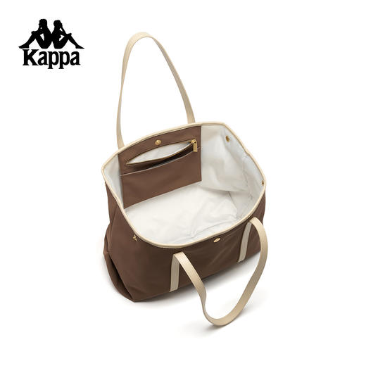 Kappa 托特包女大容量焦糖色手提包休闲通勤包斜挎包包K0GW8BD15 商品图2