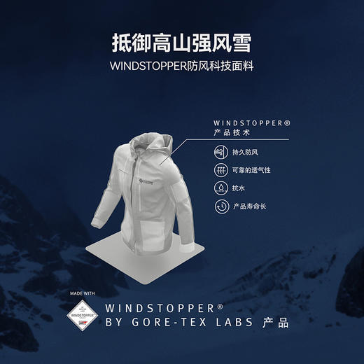 KAILAS凯乐石 男款8000GT Light羽绒服 KG2543102 商品图4