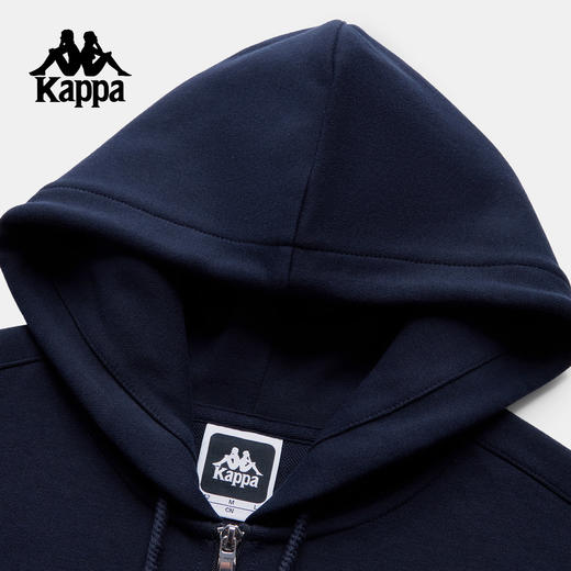 Kappa 针织连帽外套女运动休闲开身帽衫简约运动风上衣K0G22MK02 商品图2
