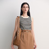EITIE爱特爱2026春季新款时尚修身显瘦条纹背心针织衫8501213 商品缩略图4
