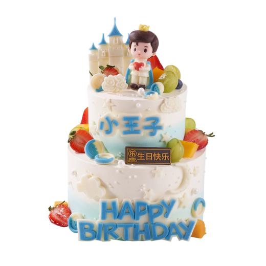 王子驾到【动物奶油生日蛋糕】 商品图0
