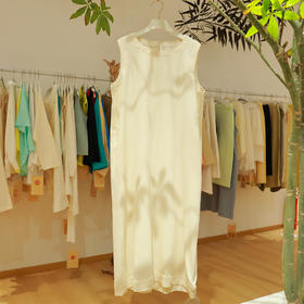 【抖音专属】无袖连衣裙（23718075-山矾）