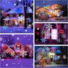 美国 户外防水LED雪花灯景观灯 氛围灯具装饰  节日派对灯 商品缩略图4